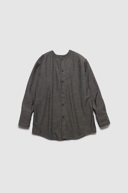 Nocollar Strap Shirts / GRAY -9月20−25日発送-