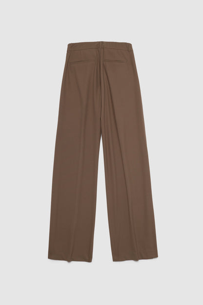 Wide Straight Pants / BROWN -10月17日発送-