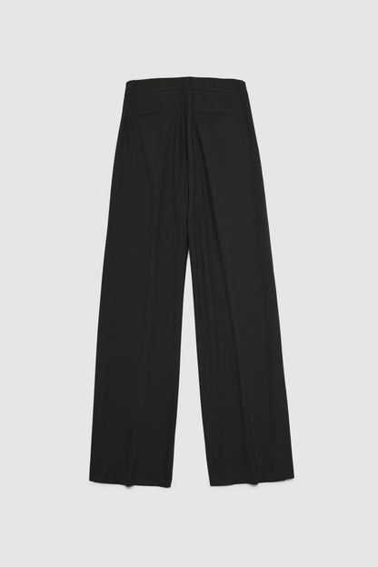Wide Straight Pants / BLACK -10月17日発送-