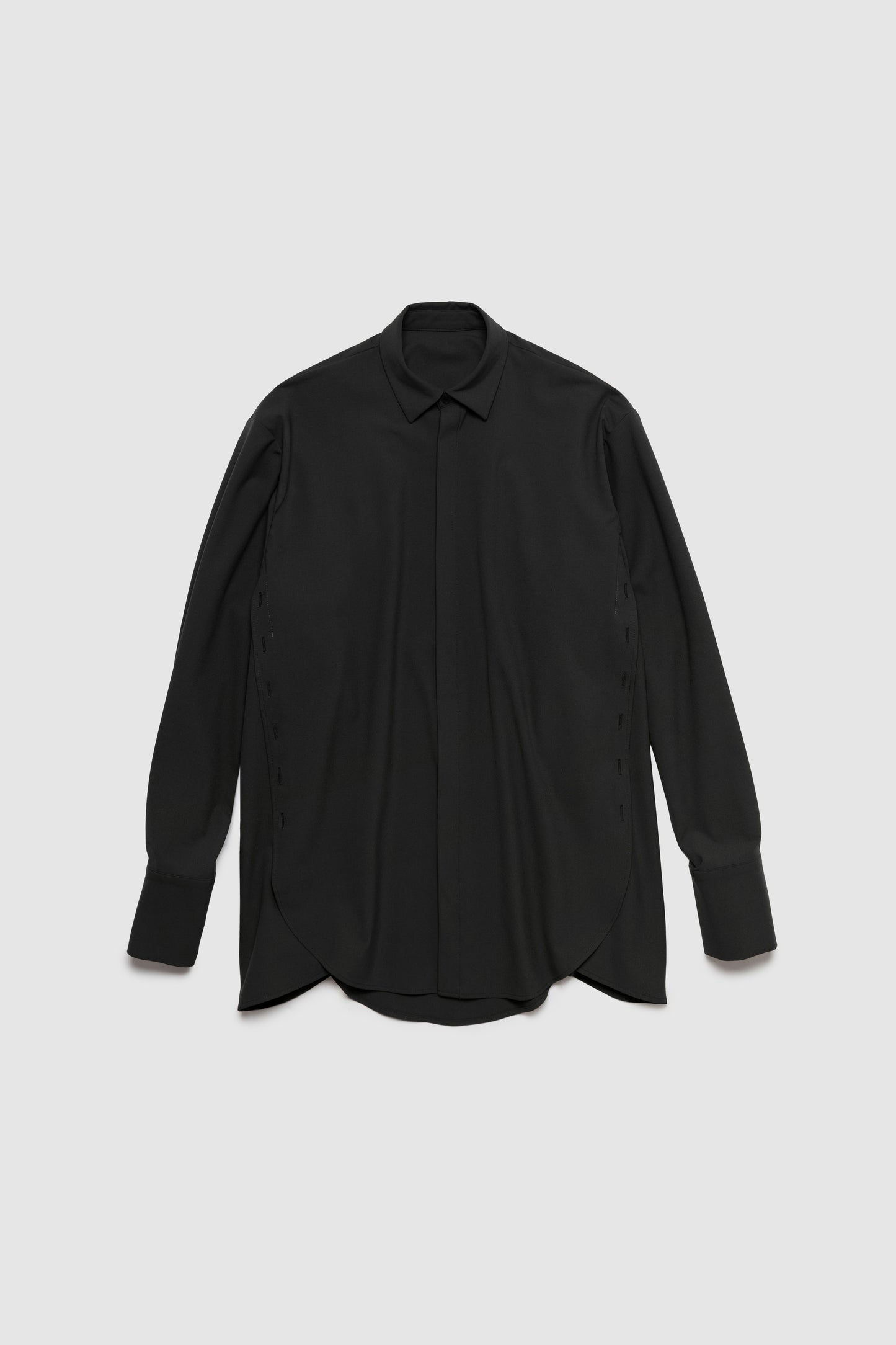 Side Button Shirts / BLACK -10月17日発送-
