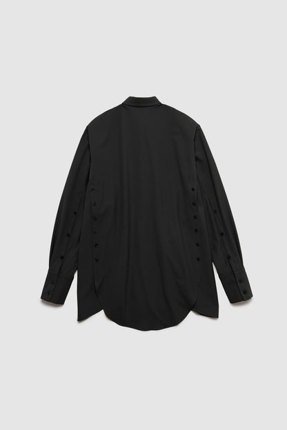 Side Button Shirts / BLACK -10月17日発送-