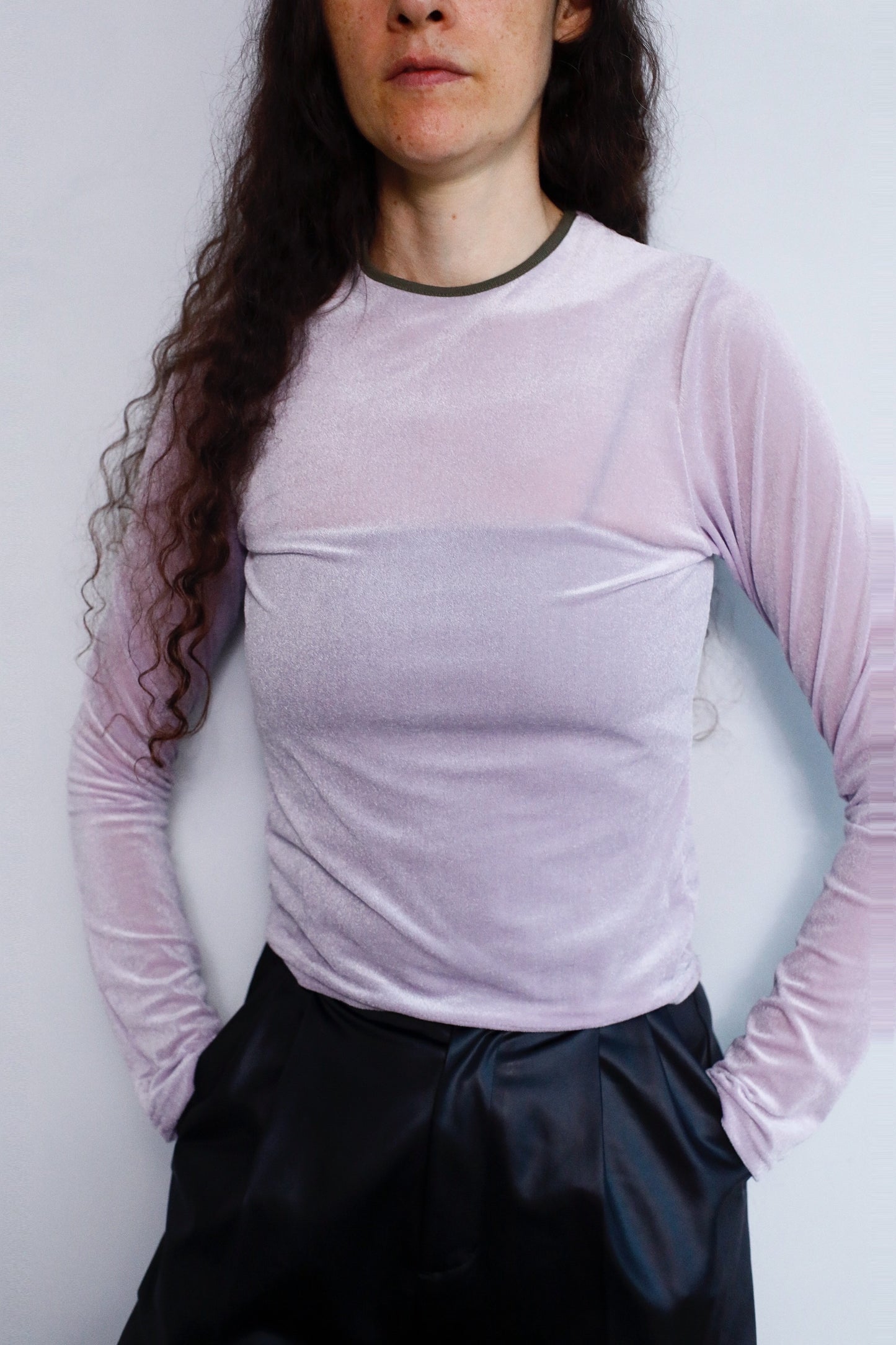 Velour Pullover / LILAC