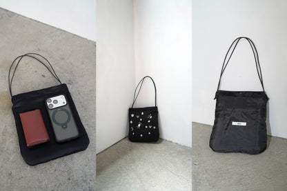 Adorn Satin Bag / BLACK -8月25日発送-