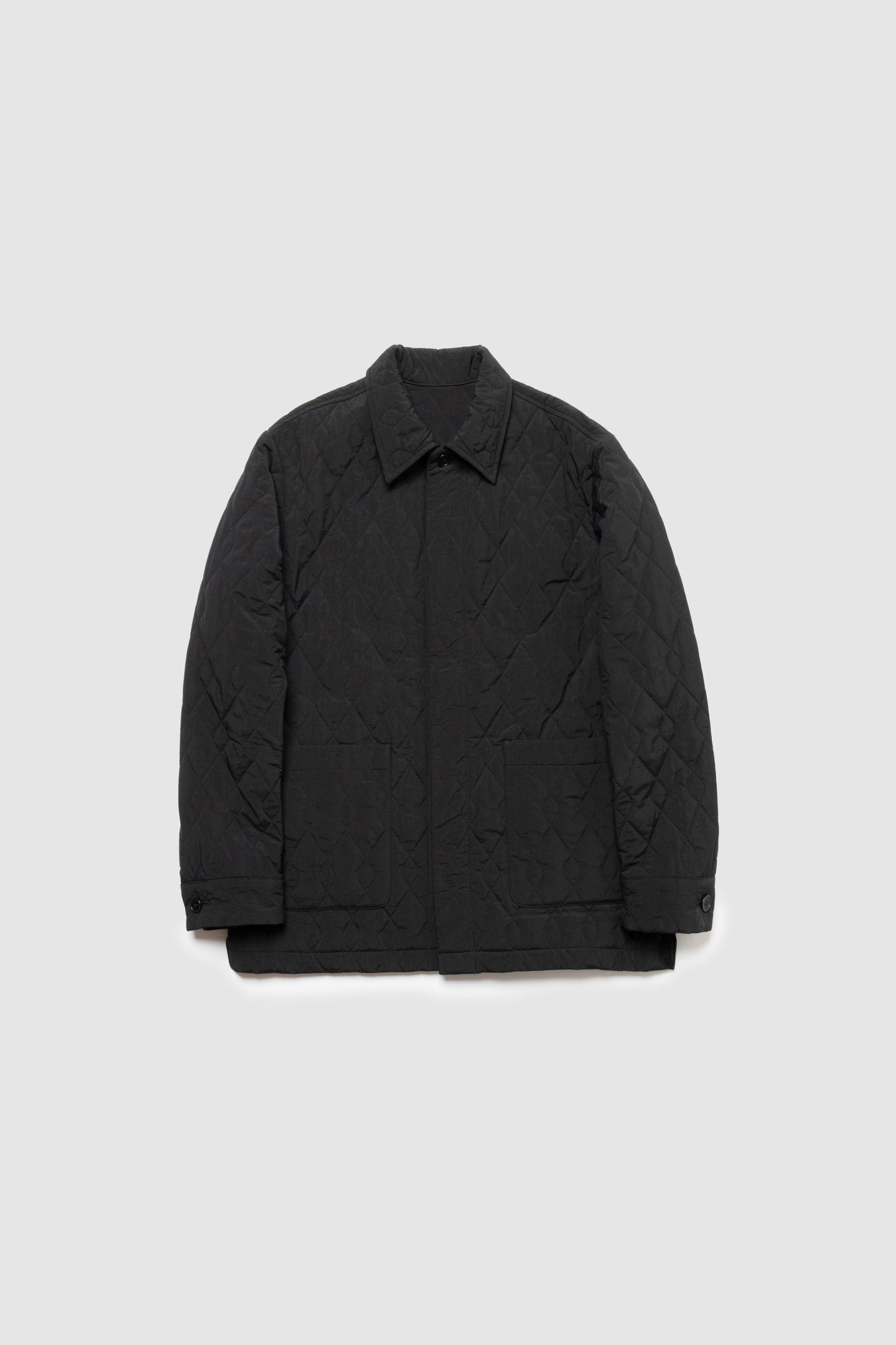 Quilted Middle Jacket / BLACK