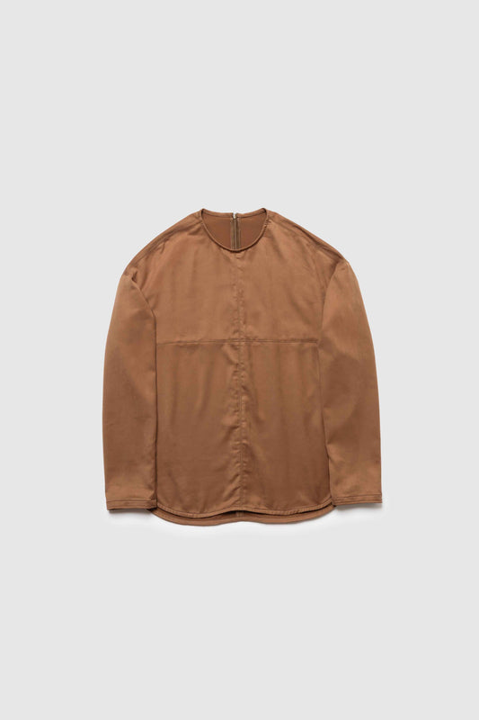 Soft Suedy Pullover / BROWN -10月20-25日発送-