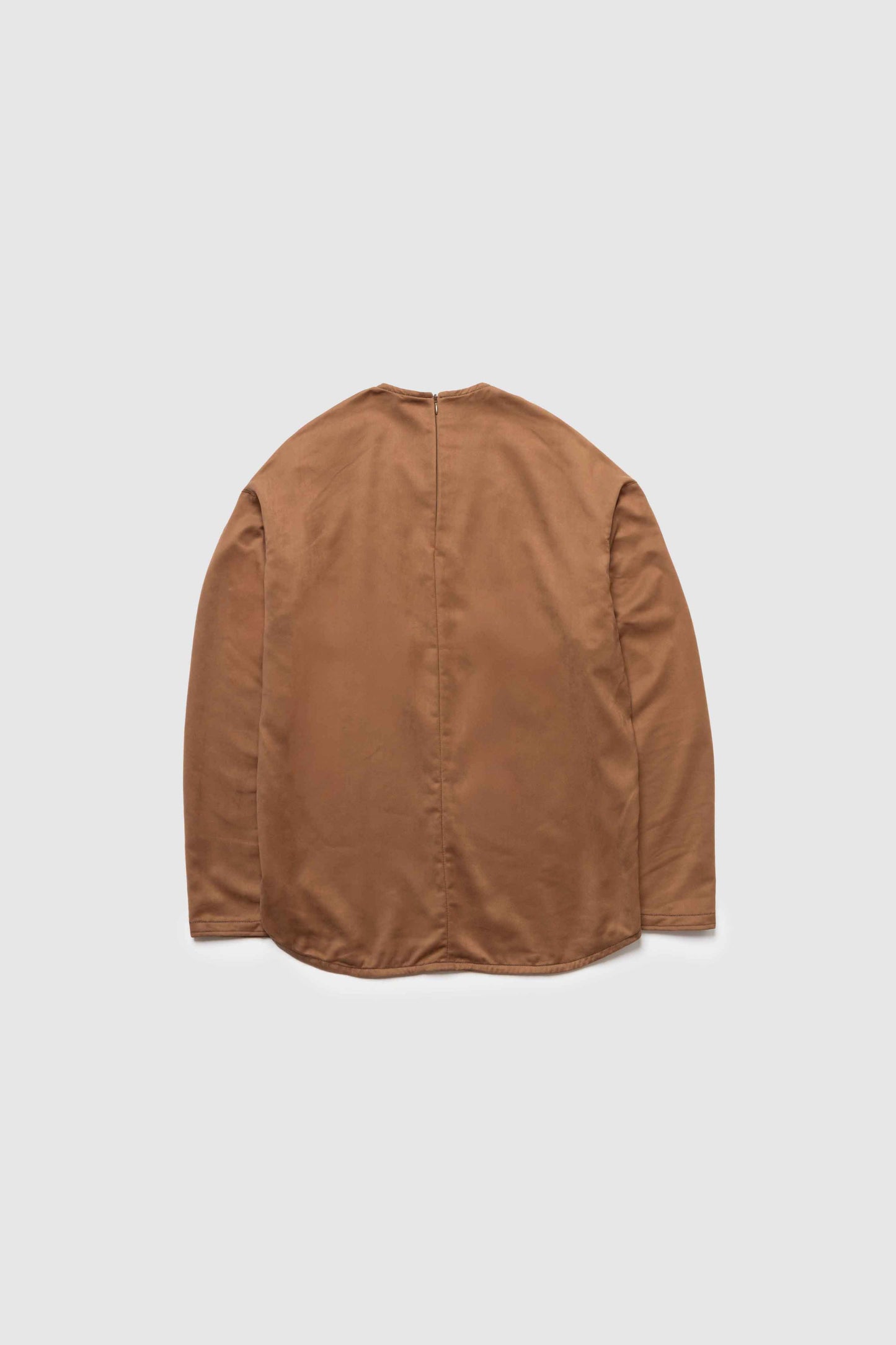 Soft Suedy Pullover / BROWN -10月20-25日発送-