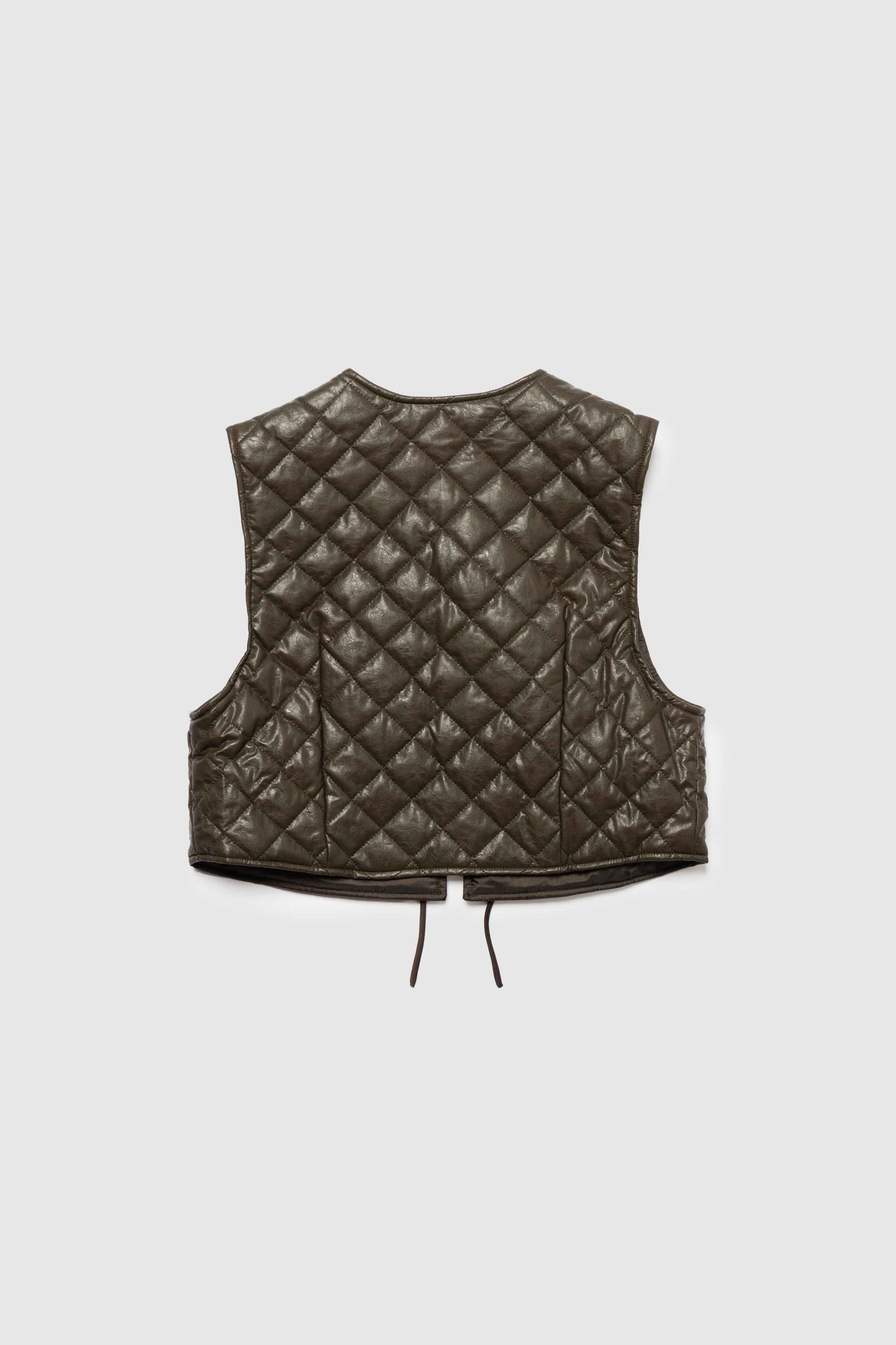 Quilted Vest / BROWN