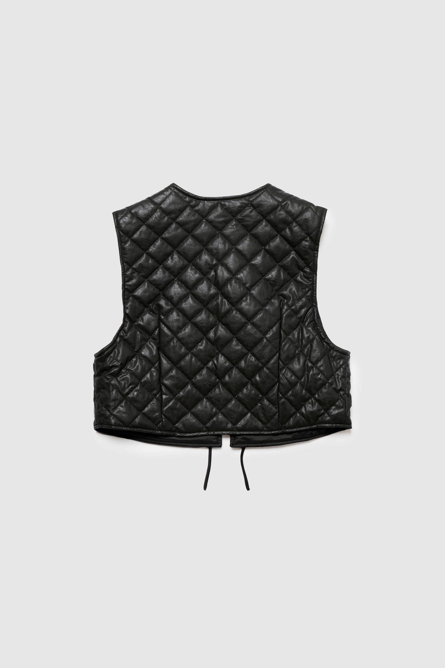 Quilted Vest / BLACK