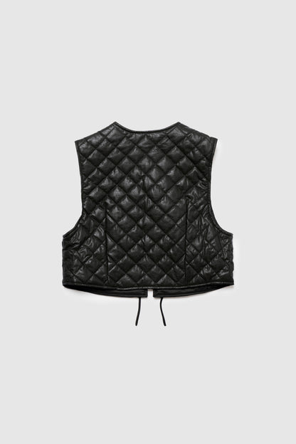 Quilted Vest / BLACK