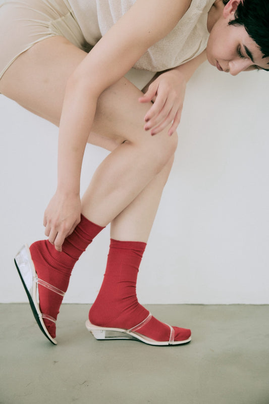 High Gauge Silk Socks