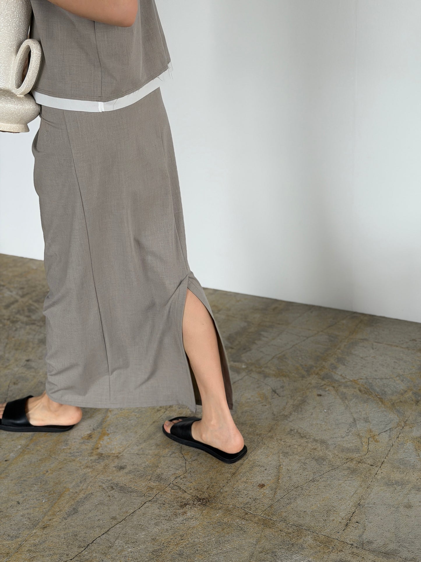 Essential Wrap Skirt / BEIGE -7月10-15日発送-