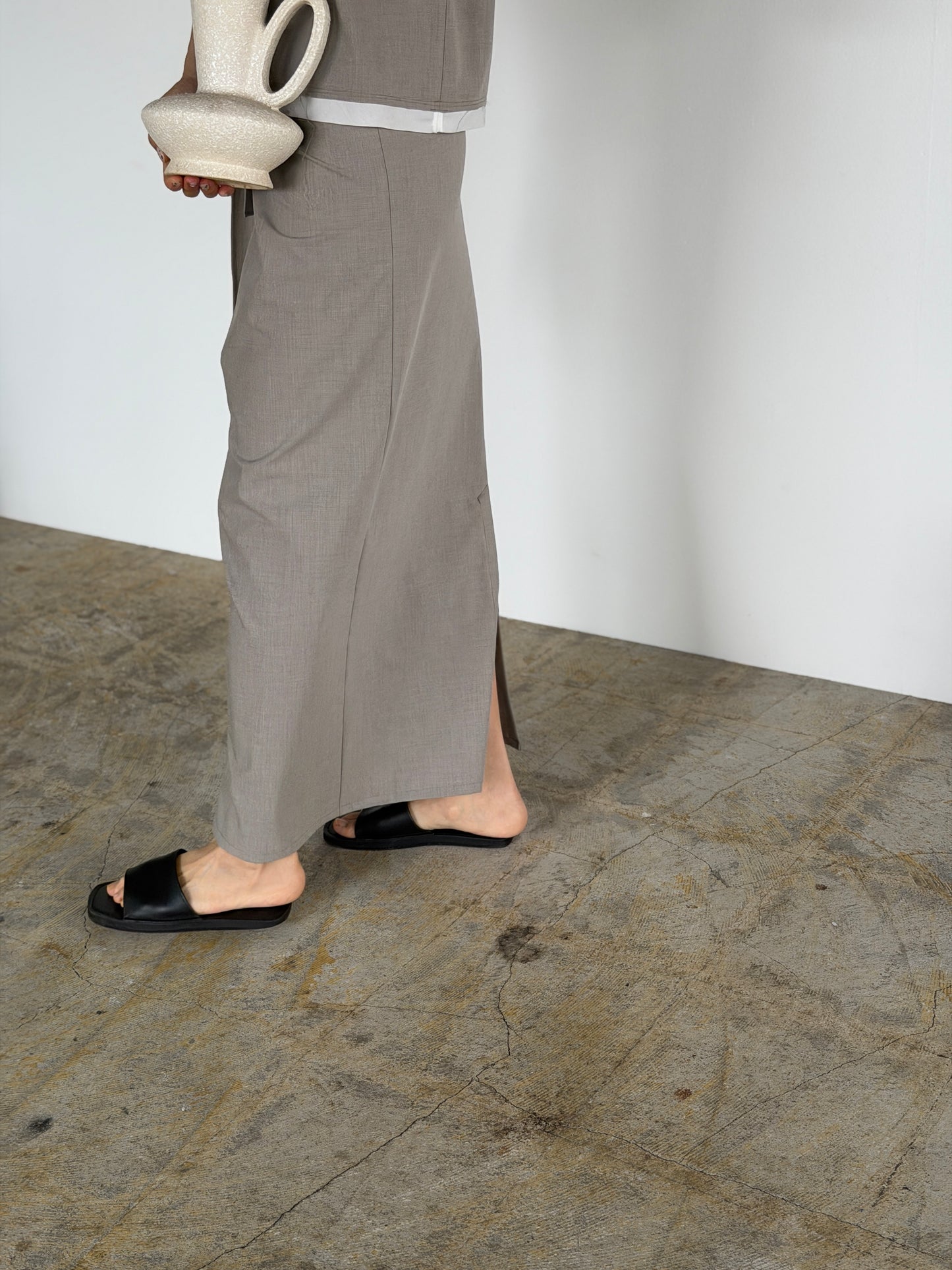 Essential Wrap Skirt / BEIGE -7月10-15日発送-