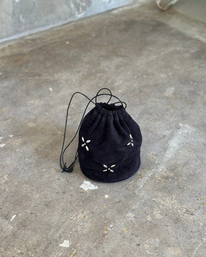 Suede Studs Bag / BLACK