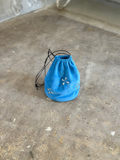 Suede Studs Bag / BLUE