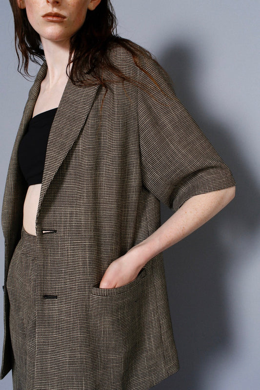 Tweedy Jacket / BROWN -8月10日発送-
