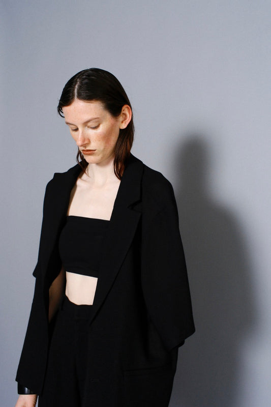 Tweedy Jacket / BLACK -6月10-15日発送-