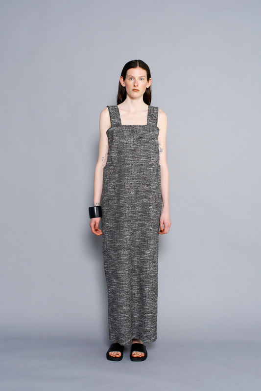 Jacquard Dress / BLACKWHITE -5月20日発送-