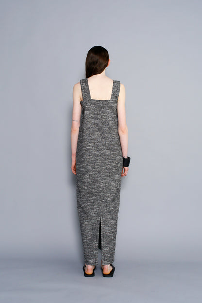 Jacquard Dress / BLACKWHITE -5月20日発送-