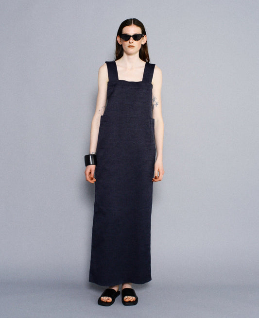 Jacquard Dress / NAVYBLACK -5月20日発送-