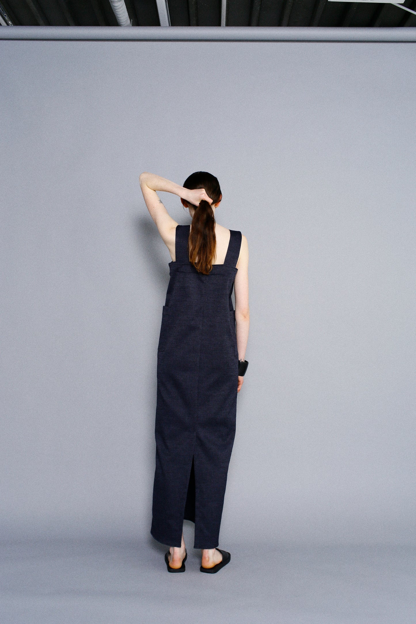 Jacquard Dress / NAVYBLACK -5月20日発送-