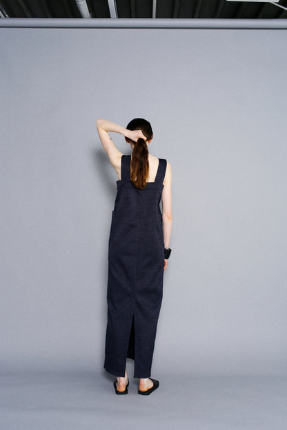 Jacquard Dress / NAVYBLACK -5月20日発送-