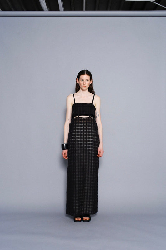 Layered Lace Cami / BLACK -7月15日発送-