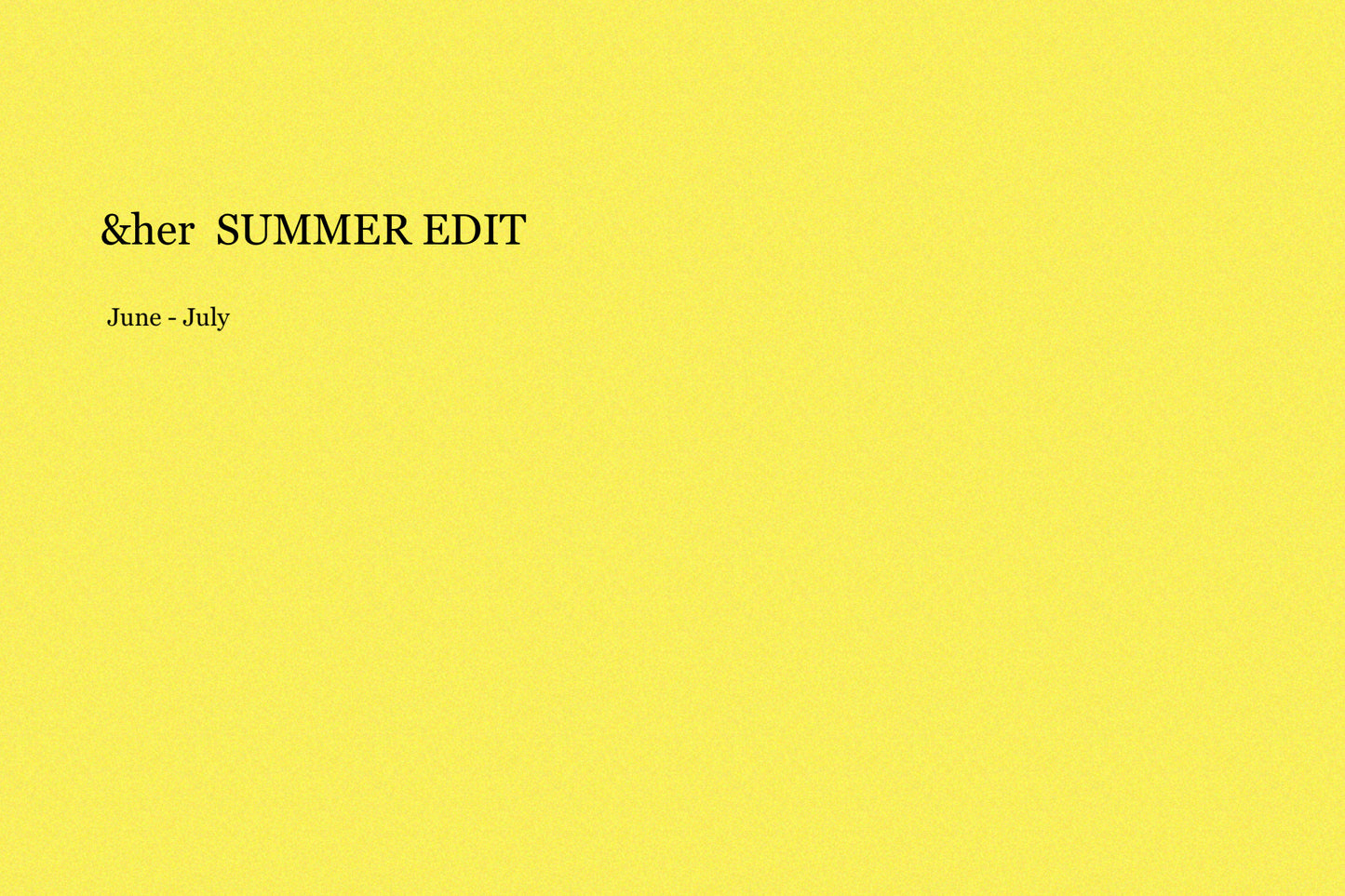 【逗子】SUMMER EDIT 来店予約