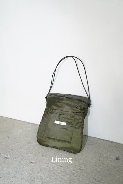 Adorn Satin Bag / KHAKI -8月25日発送-