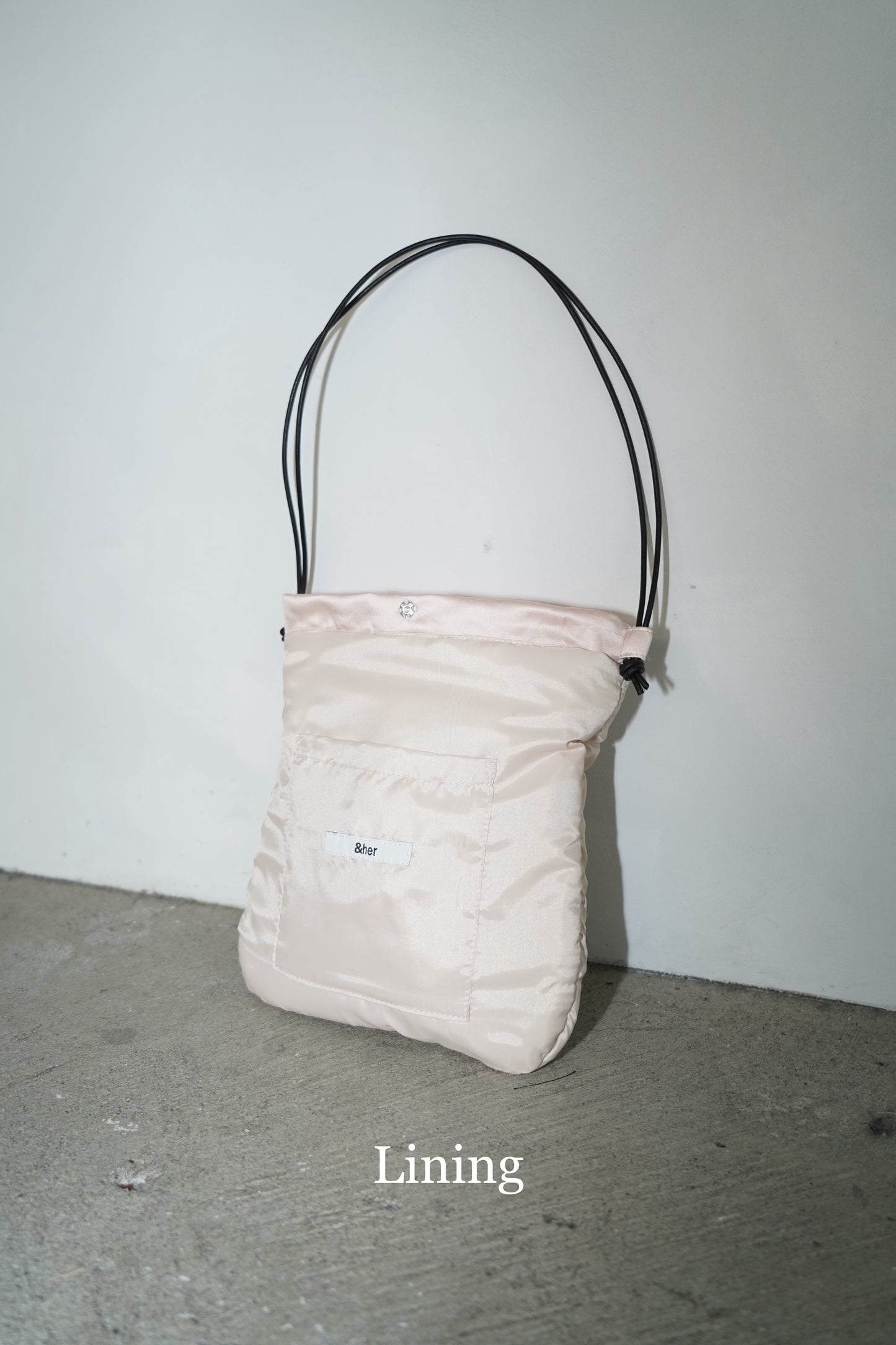 Adorn Satin Bag / PINK -8月25日発送-