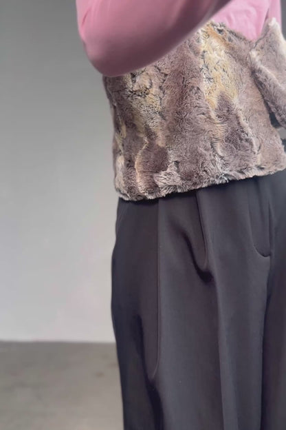 Wool Tack Pants / BLACK -11月26-28日発送-