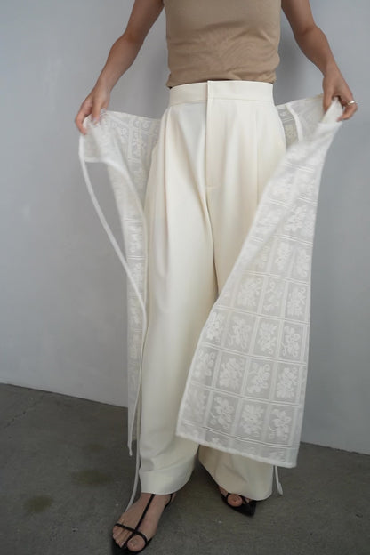 Lace Wrap Skirt / OFFWHITE -6月25-30日発送-