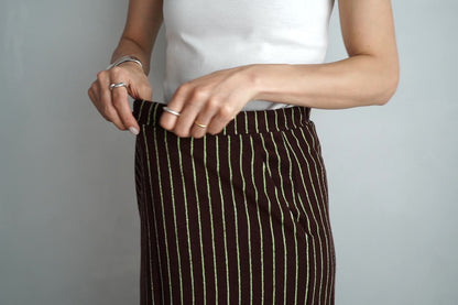 THE PILE SKIRT / BROWN
