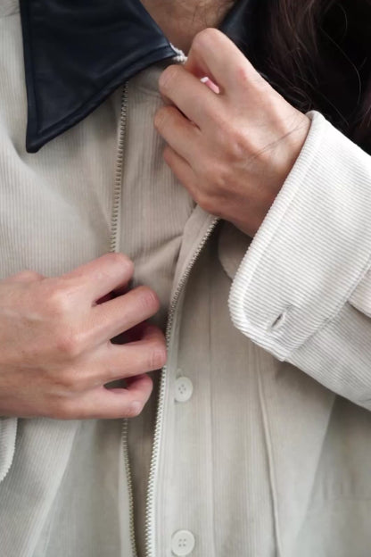 Corduroy Shirt Jacket / OFFWHITE