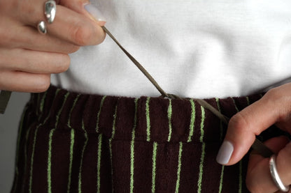 THE PILE SKIRT / BROWN