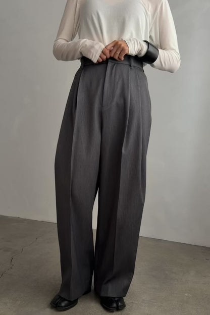Wool Tack Pants / CHARCOALGRAY -11月26-28日発送-