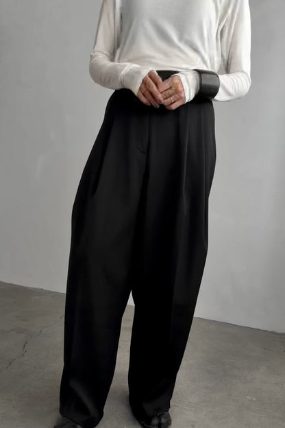 Wool Tack Pants / BLACK -11月26-28日発送-