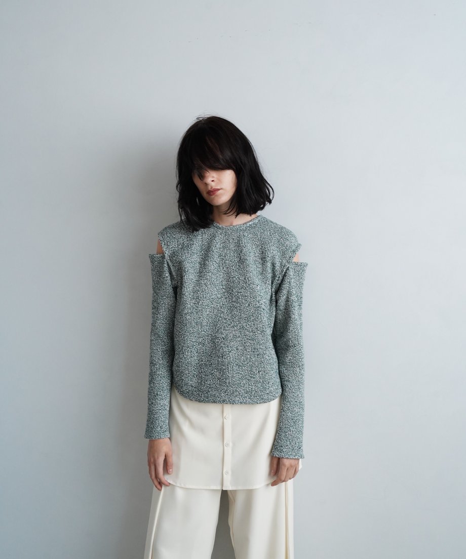 Heather River Knit / GREEN -即日発送- – &her26㎝16㎝身幅