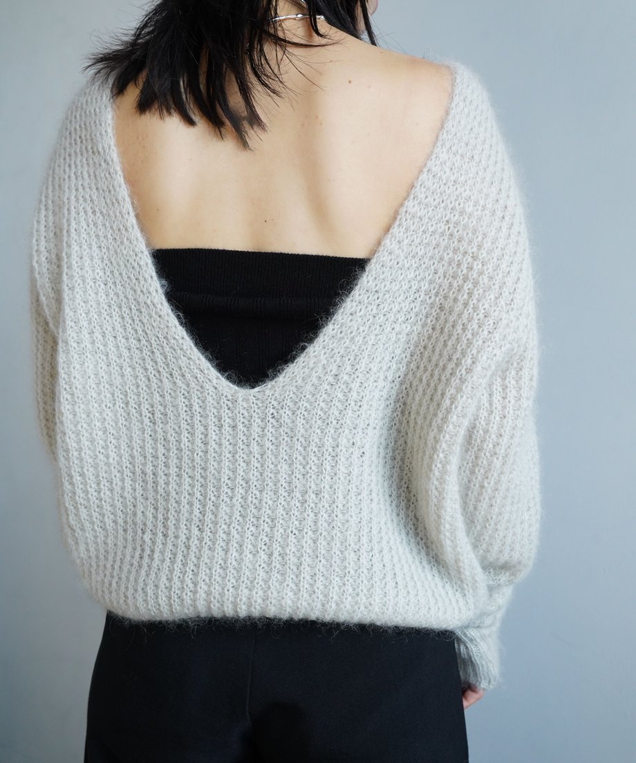 Mohair Knit / LIGHTGRAY