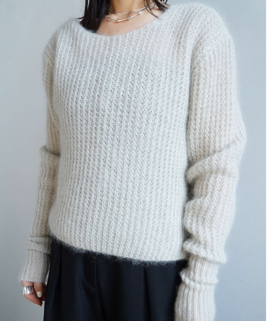 Mohair Knit / LIGHTGRAY